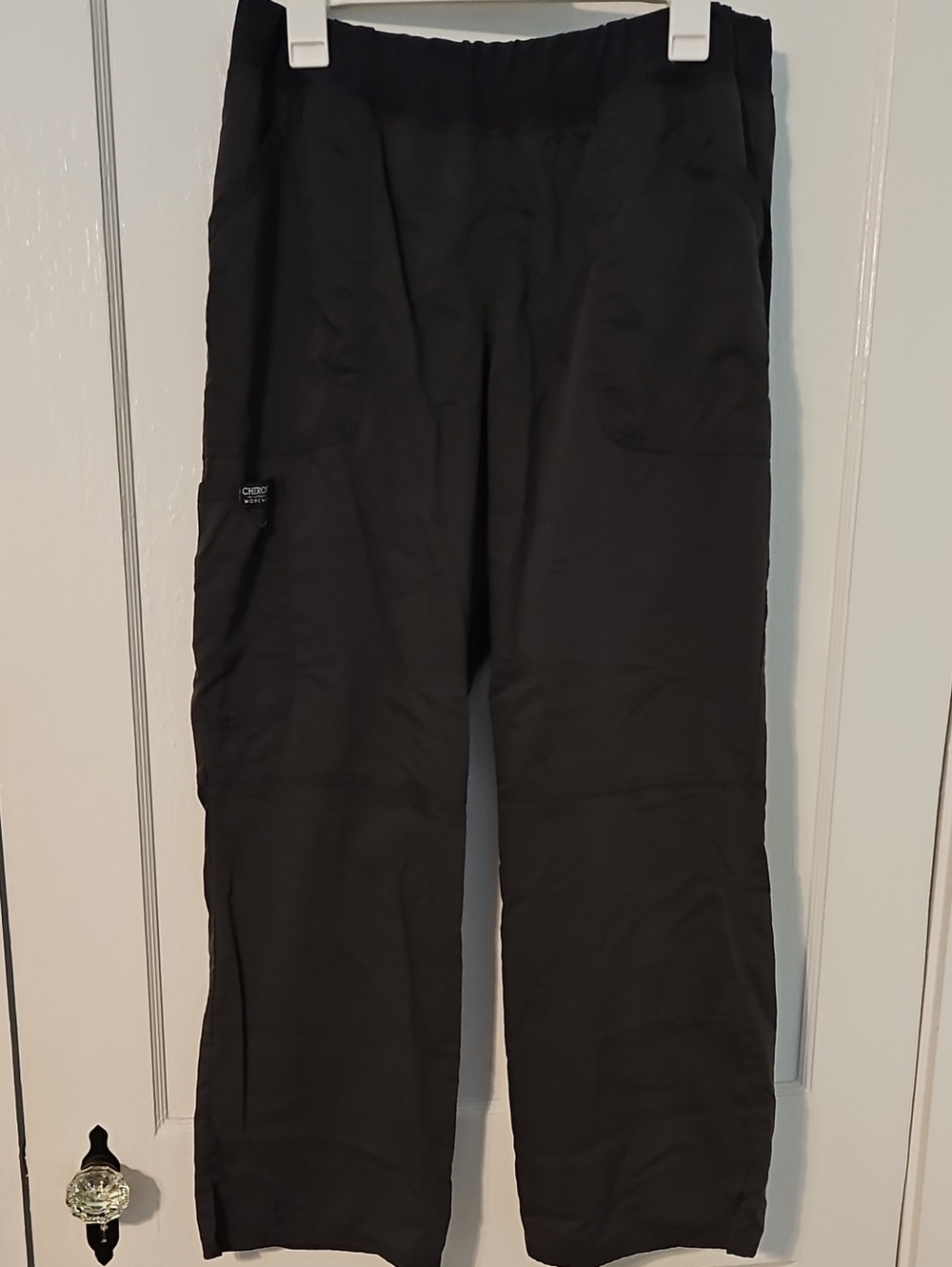 Cherokee Women's Grey Cargo Scrub Pants